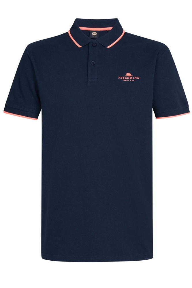 POLO MET KORTE MOUWEN M 1050 POL105 5178 Navy Blue